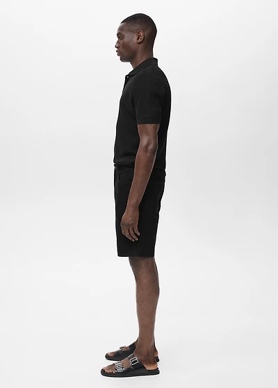 Regular-fit denim shorts