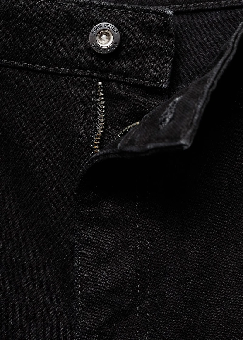 Regular-fit denim shorts