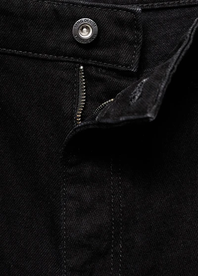 Regular-fit denim shorts