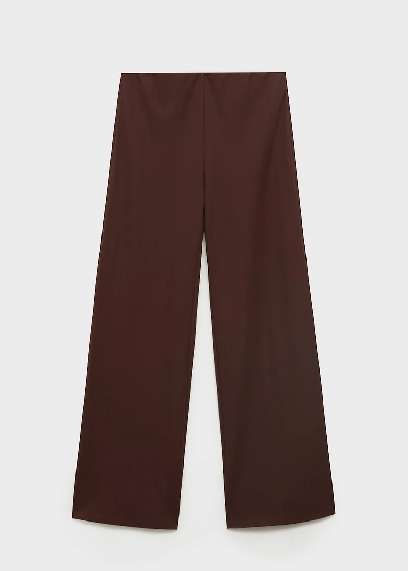 Flowy straight-fit pants