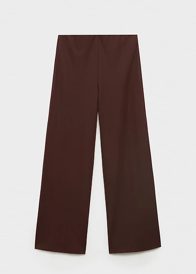 Flowy straight-fit pants