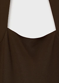 Long halter-neck dress