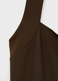 Long halter-neck dress