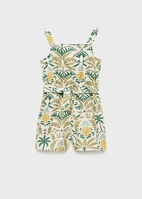 Tropical print jumpsuit