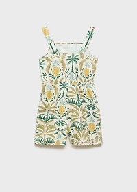 Tropical print jumpsuit