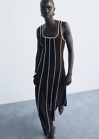 Striped cotton dress
