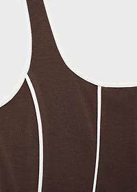 Striped cotton dress