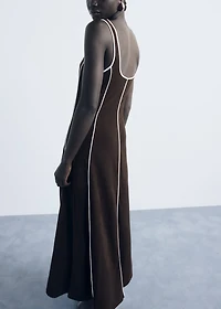 Striped cotton dress