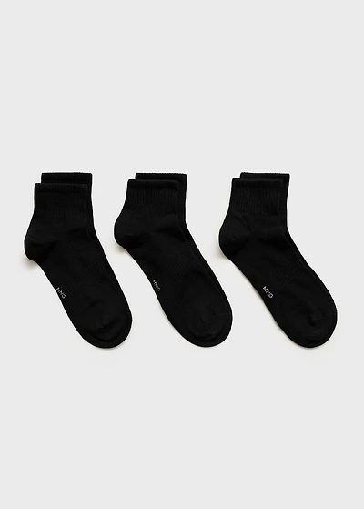 Pack of 3 cotton socks