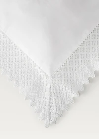 Duvet cover with lace detail for 135/140 cm bed