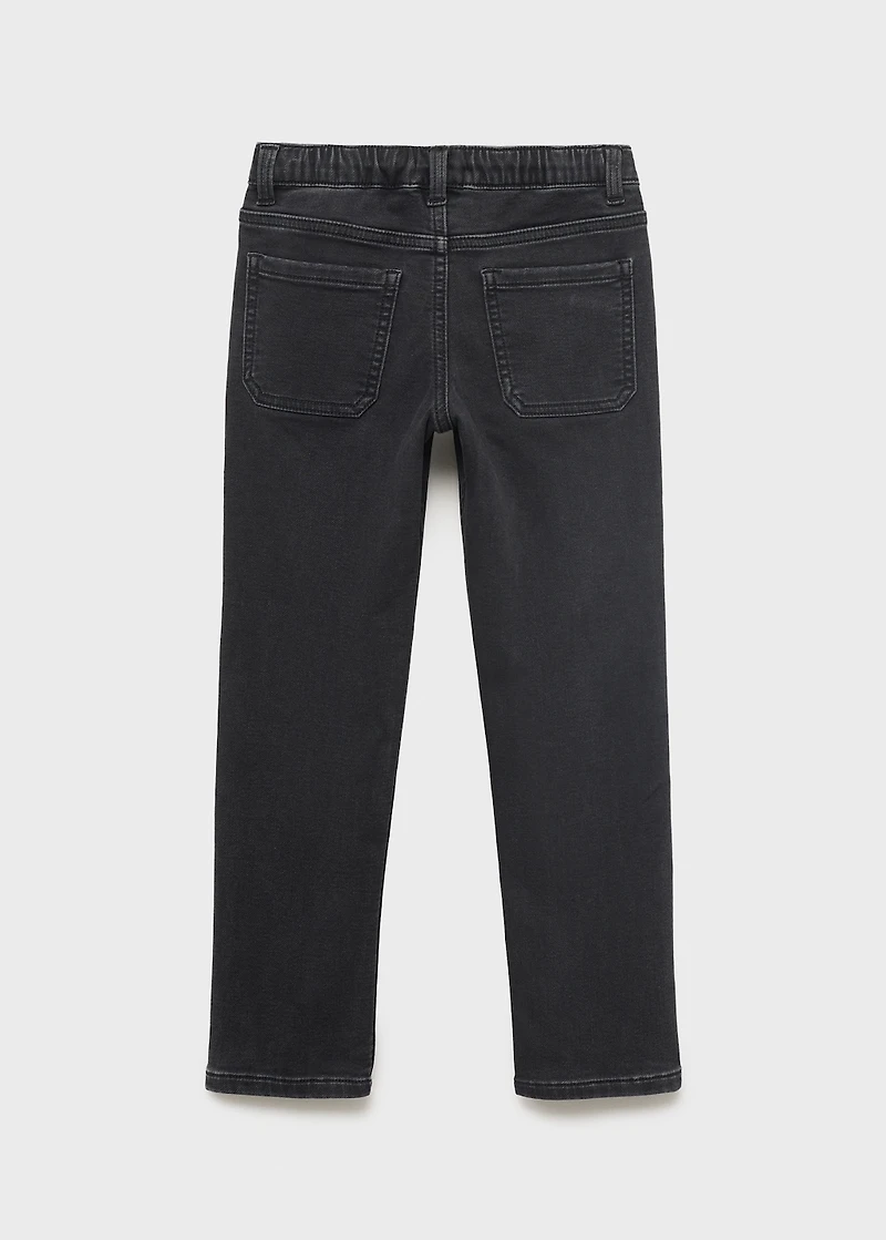 Comfy jeans with drawstring