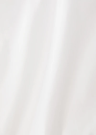 300-thread count percale cotton fitted sheet for cm bed