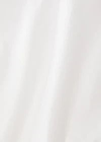 300-thread count percale cotton fitted sheet for 90 cm bed