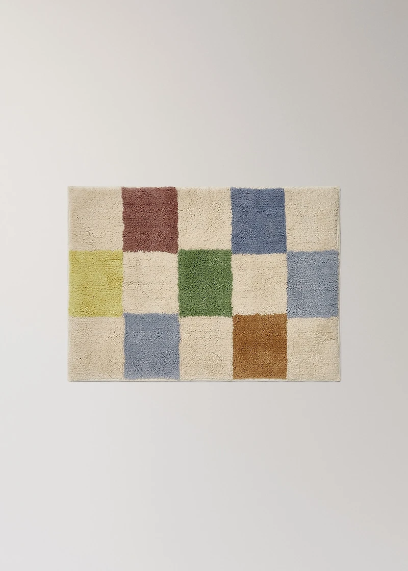 Children's colored bathroom mat