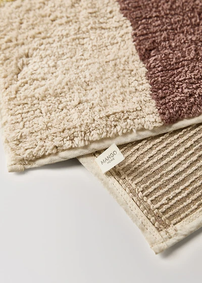 Children's colored bathroom mat