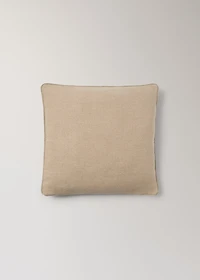 Linen floral-print cushion cover 50x50 cm