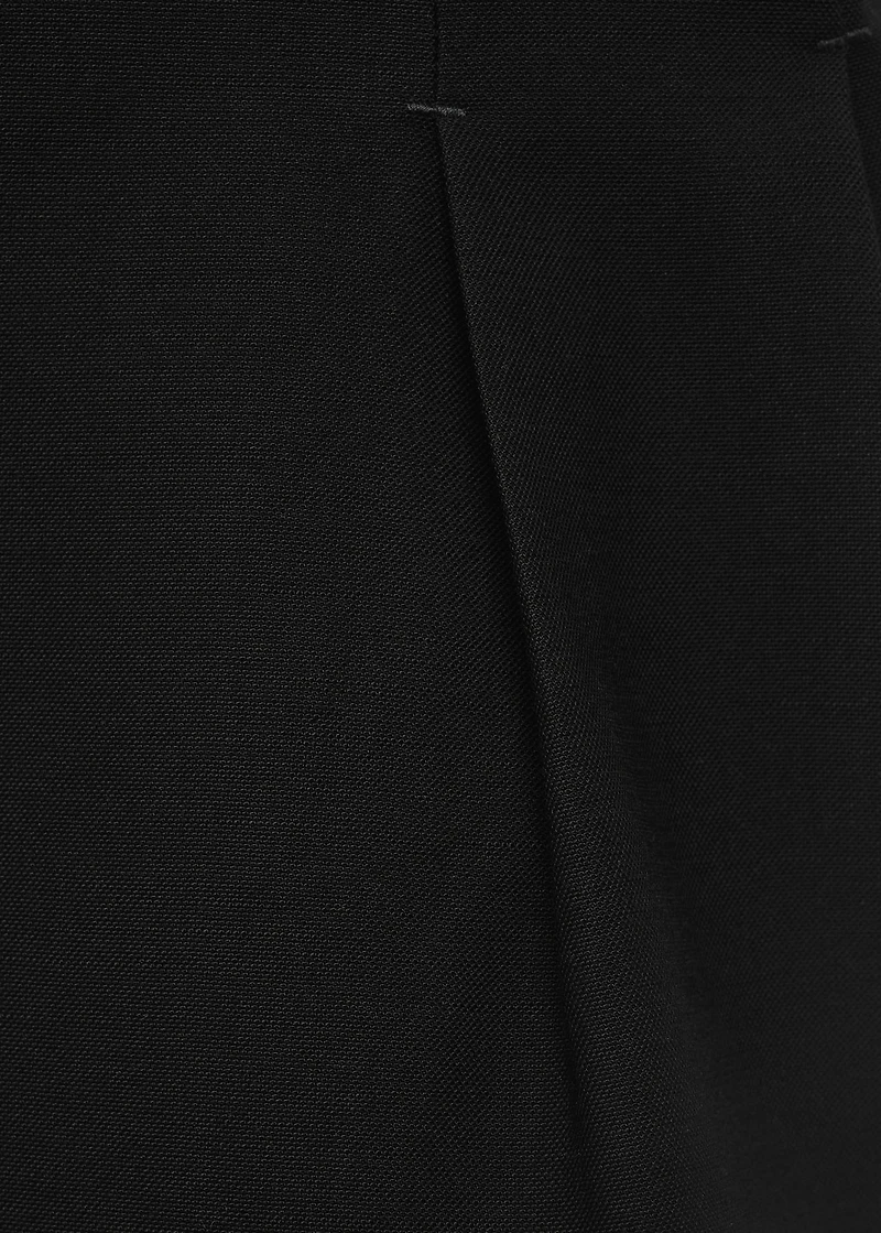 Halter-neck peplum vest