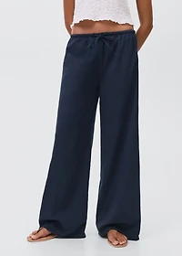 Organic cotton trousers