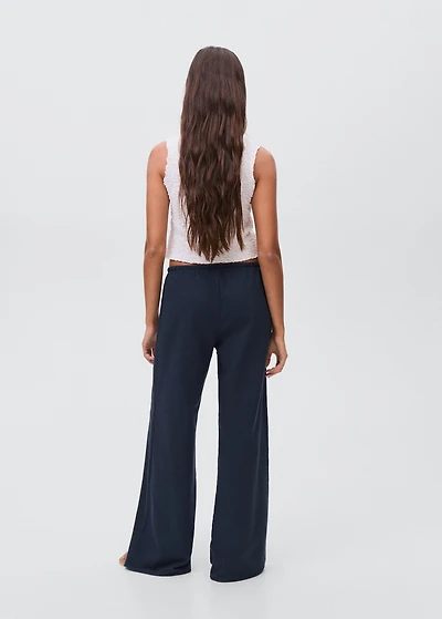 Organic cotton trousers