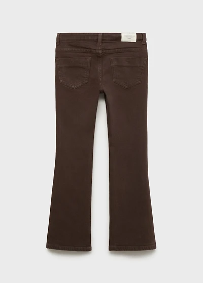 Flared jeans with pocket