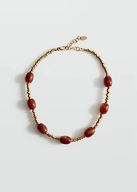 Beaded chain necklace