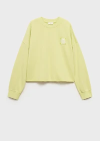 Oversized printed sweatshirt