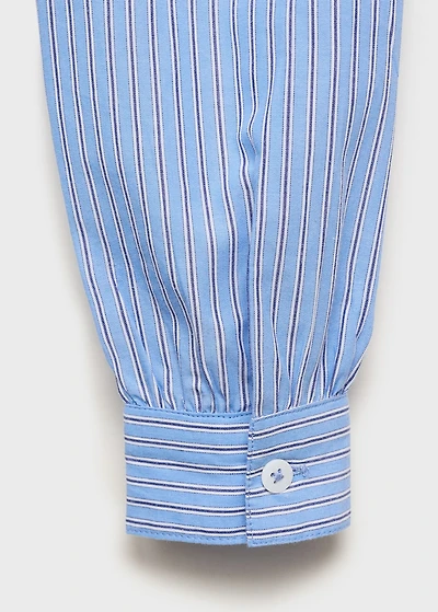 Oversize striped shirt