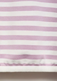 Striped cotton-blend sweatshirt