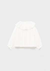 Double baby-collar shirt