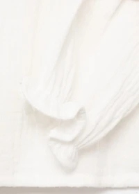 Double baby-collar shirt