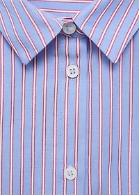 Striped cotton oversized shirt