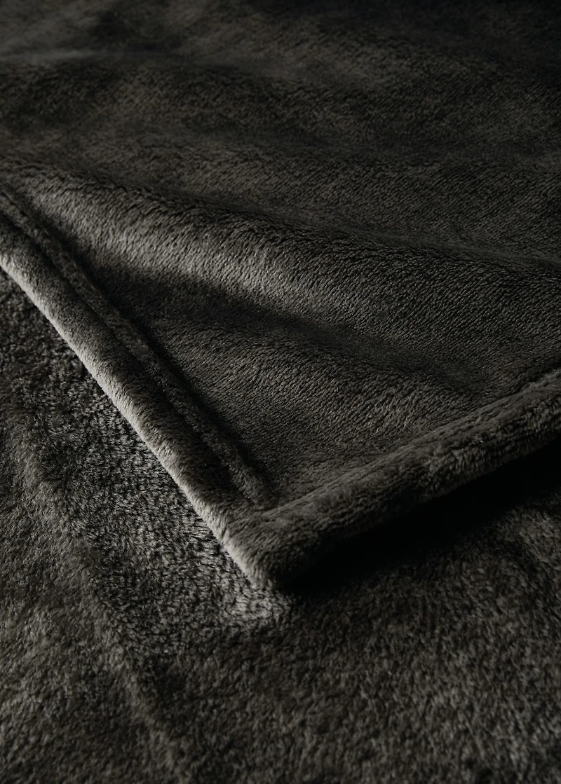 Large soft fleece blanket