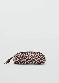 Leopard printed pencil case