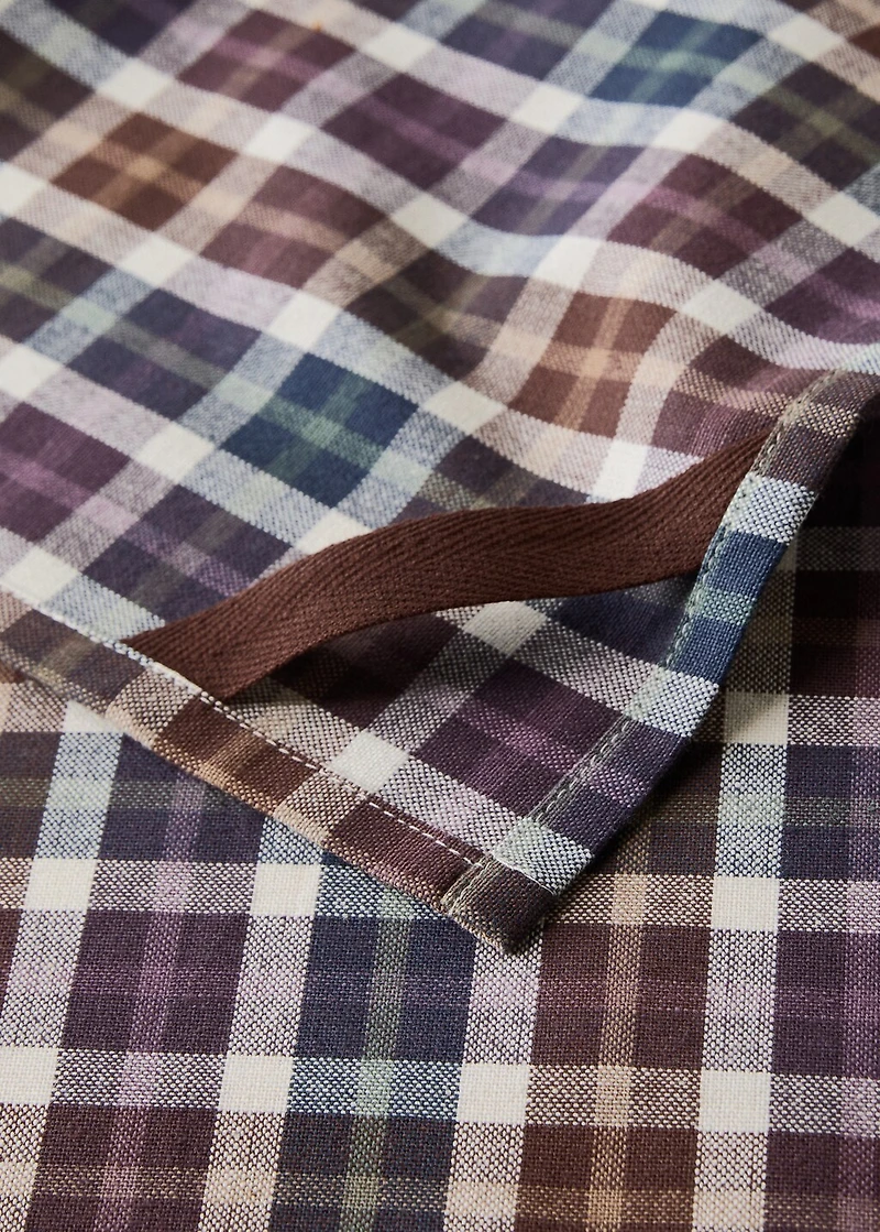 Checked kitchen towel