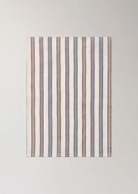 Colored striped fabric