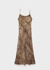 Leopard midi dress