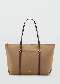 Shopper bag with double handle