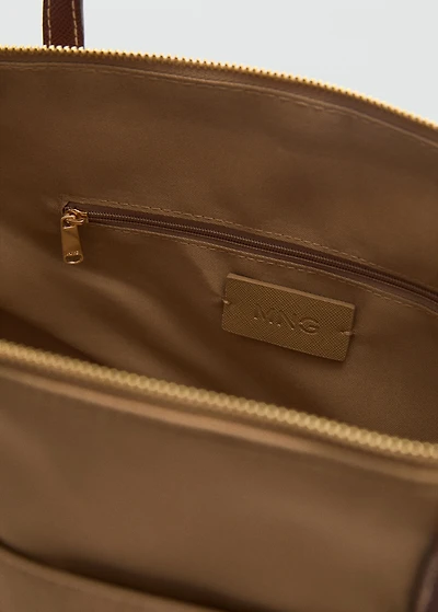 Shopper bag with double handle