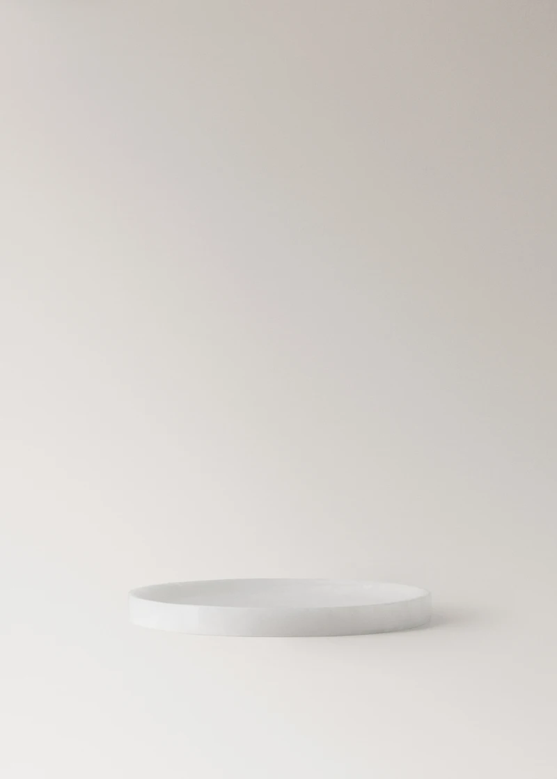 Medium alabaster valet tray