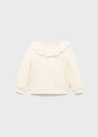 Babydoll neck sweatshirt