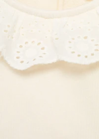 Babydoll neck sweatshirt