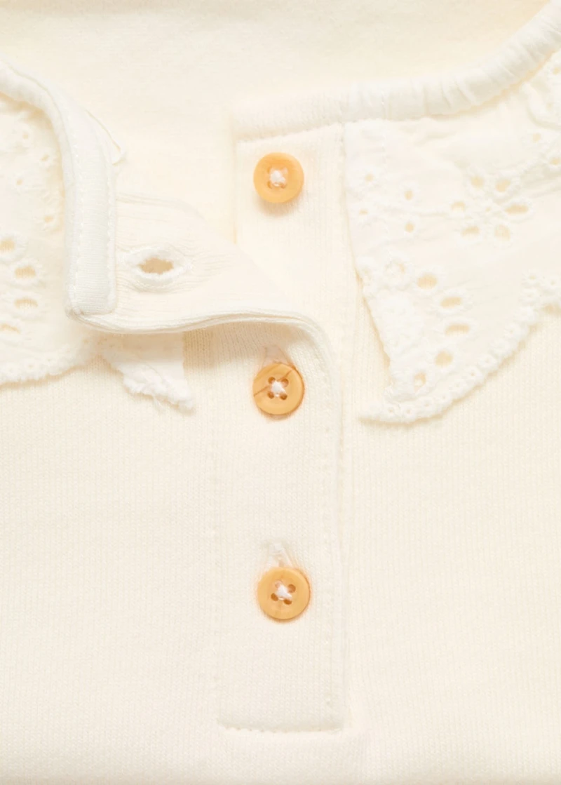 Babydoll neck sweatshirt