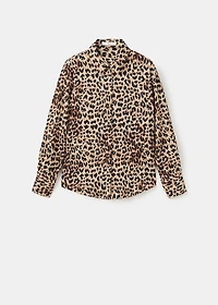 Fluid long-sleeved blouse