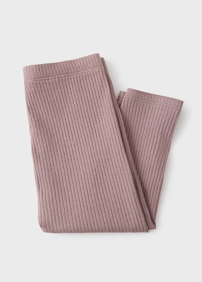 Ribbed leggings