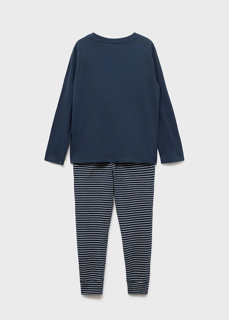 Striped long pyjamas