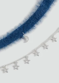Stars necklace 2 pack