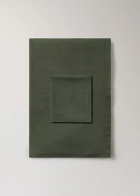 Cotton napkin with hemstitch