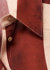 Geometric print shirt