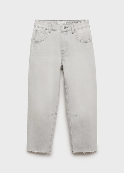 Mid-rise balloon jeans