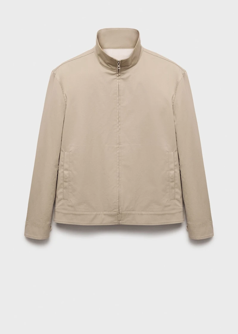Zipper cotton jacket